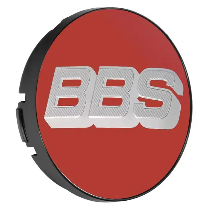 Nytilføjet - BBS BBS 2D Centerkapsel præget rød B10017112