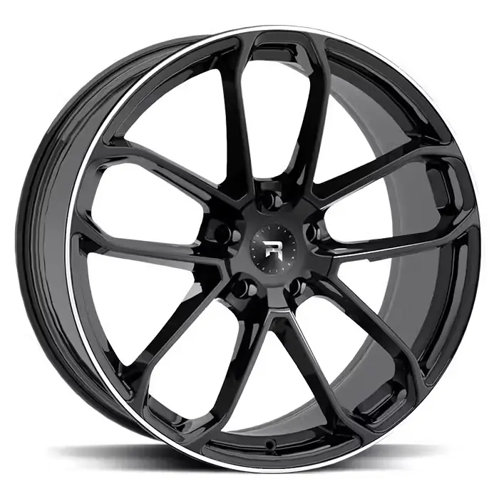 RAUTAMO R14 Black Polish 10x22 5/112 ET20 CB66.6 R14 65mm PO - Rabat
