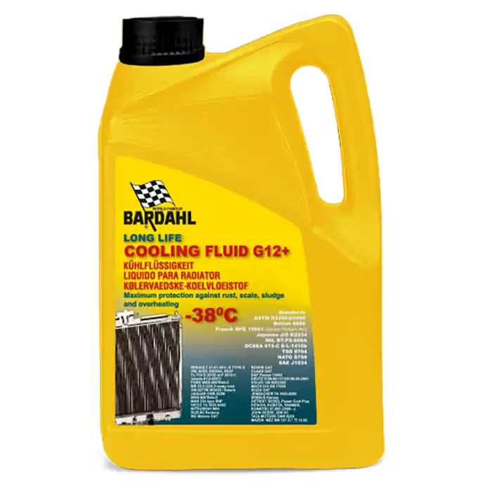 Populært valg | BARDAHL Bardahl 5 Ltr. Rød Kølervæske G12 -35°