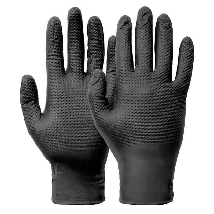 NORSE NORSE Diamond Black nitrilengangshandsker str. 10 - Gå ikke glip af tilbuddet