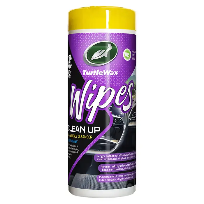 TURTLE Turtle Wipes Clean Up Tube 40 stk. - Dagens tilbud