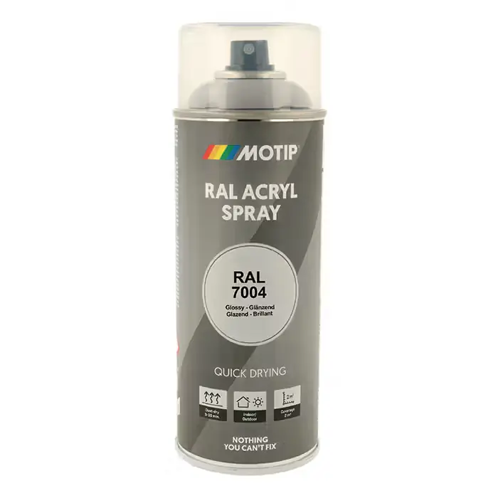 Tilgængelig nu - MOTIP Motip Ral 7004 high gloss signal grey