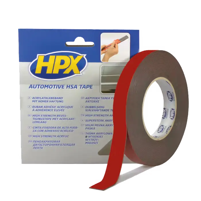 Tidsbegrænset - HPX HPX dobbeltklæbende tape 12mm x 10m