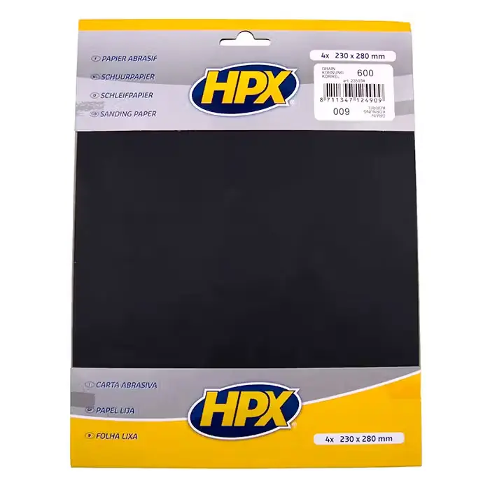 HPX HPX sandpapir p600 - 4 stk. - Kun i dag