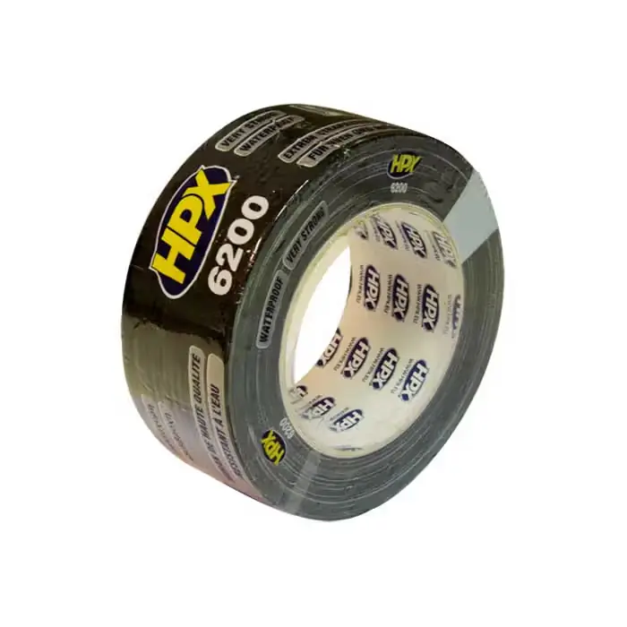 HPX Gaffatape sort, 48 mm x 25 m | Sikker handel