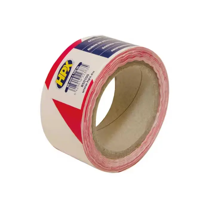 Sidste chance | HPX HPX minebånd hvid/rød 50mm x 100m