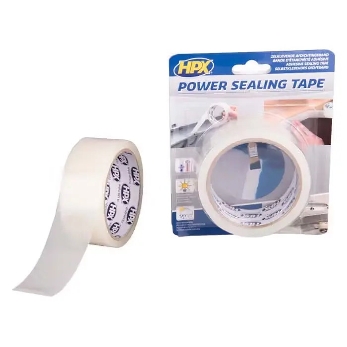 Bestil online - HPX HPX single sided sealing tape semi-transp, 38mm x 1,5m