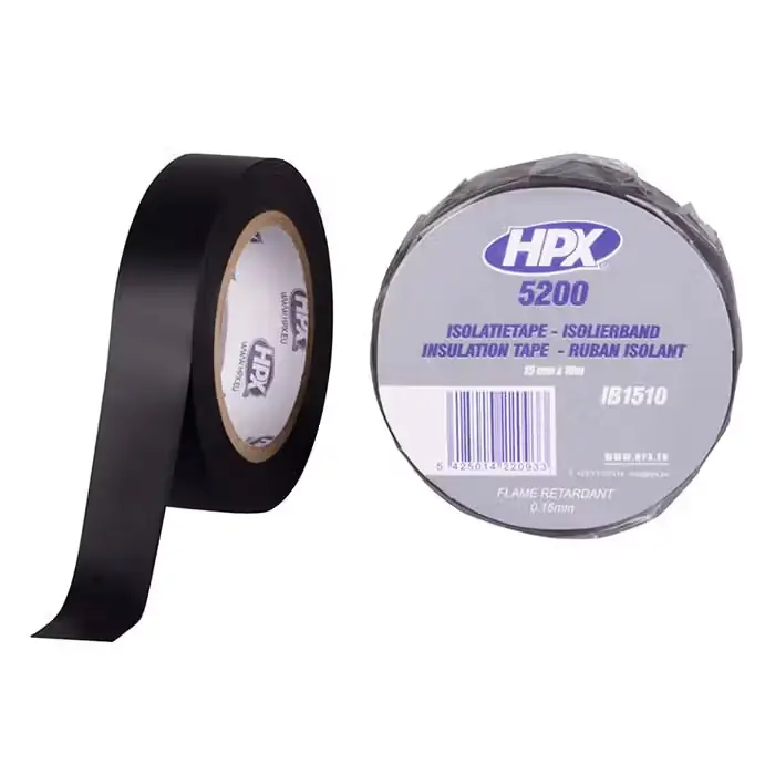 HPX HPX isolerbånd sort 15mm x 10m | Få tilbage