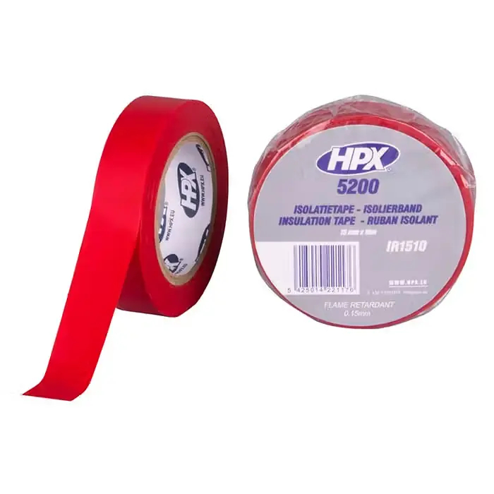 Netop ankommet - HPX HPX isolerbånd rød 15mm x 10m