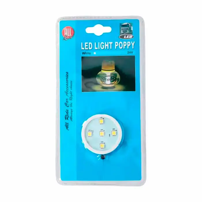 Tilbud | POPPY LED lys 24v i hvid til Poppy luftfrisker