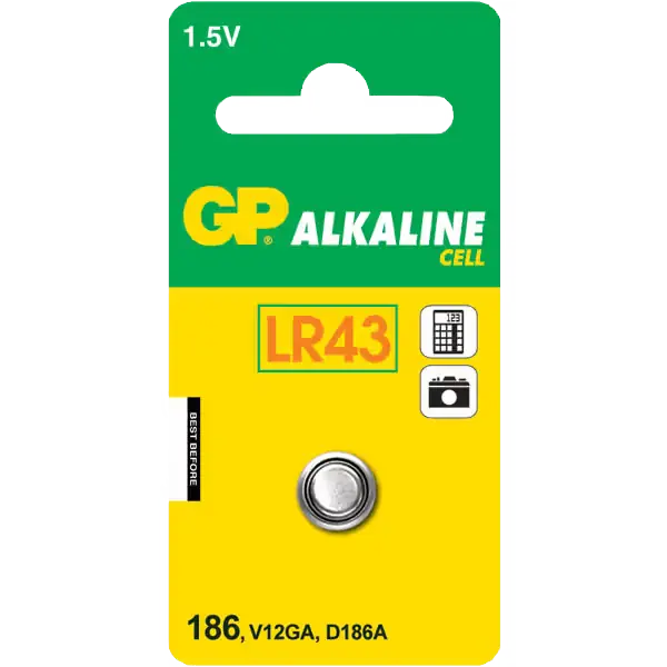 GP-BATTERI Gp lr43 batteri stk. - Mest solgt