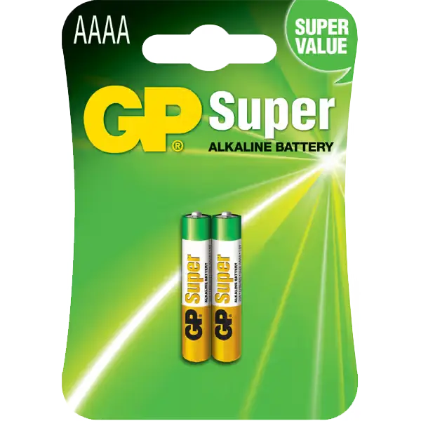 GP-BATTERI Gp 25a-u2 /lr61/aaaa batterier 2 stk. | Netop ankommet