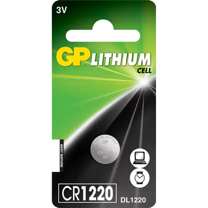 Nyhed | GP-BATTERI Gp cr1220 batteri stk.
