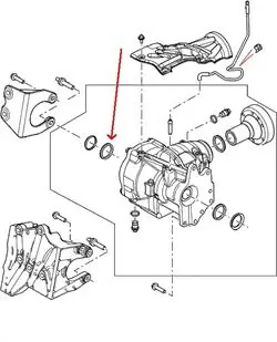 Begrænset lager | Land Rover differentiale pakdåse for Freelander 2 & Range Rover Evoque - forreste inderste højre