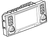 Udsalg | Land Rover radio og skærm for Range Rover GCAT (2002-2004)