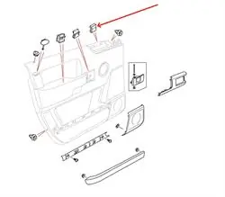 Supergod pris | Land Rover dørside montage klips for Range Rover L322